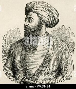 Dost Mohammad Khan, 1793, 1863. Emir von Afghanistan. Stockfoto