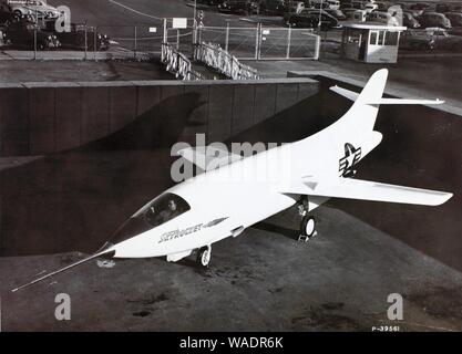 Douglas D-558-II Skyrocket vordere obere anzeigen. Stockfoto