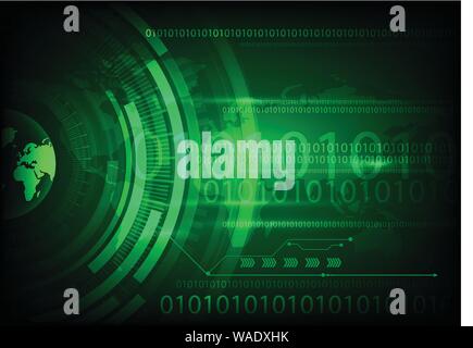 Vector digital Global Technology, abstrakten Hintergrund Stock Vektor