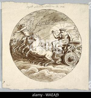 Zeichnung, Apollo, in Wagen mit Aurora und die Stunden, 1805 Stockfoto
