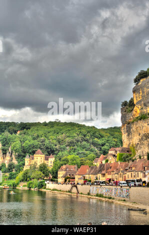 La Roque-Gageac, Frankreich Stockfoto