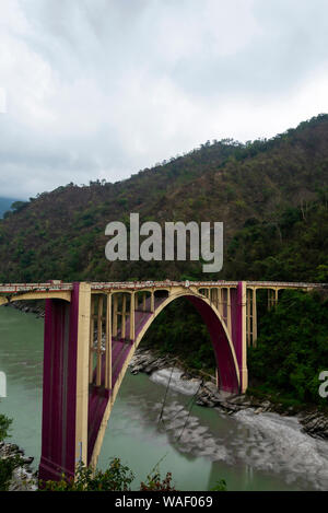 Krönung Bridge in Westbengalen, Indien. Stockfoto