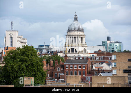 Nottingham City Centre, vom Dach der Loxley House auf Station Street in Nottingham, England Großbritannien erfasst Stockfoto