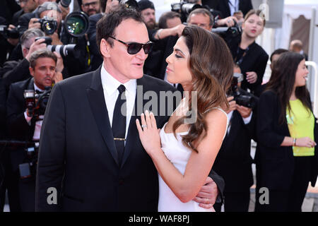 Cannes, Frankreich. 21 Mai, 2019. Premiere Film "Once Upon A Time In Hollywood" während des 72. Filmfestival von Cannes - Quentin Tarantino Stockfoto