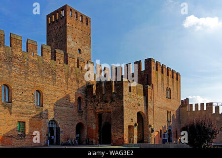 Burg Castello di San Zeno, Porta Padova, Italien (Italia) Montagnana, 30076691 Stockfoto