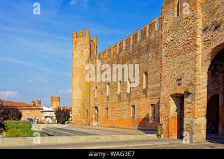 Burg Castello di San Zeno, Porta Padova, Italien (Italia) Montagnana, 30076689 Stockfoto