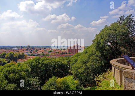 Stadtpanorama, Kirche, Duomo Nuovo, Monselice Italien (Italia), 30076856 Stockfoto