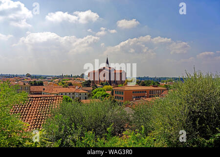 Stadtpanorama, Kirche, Duomo Nuovo, Monselice Italien (Italia), 30076869 Stockfoto