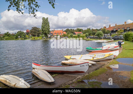 Damme ein Dorf an der Küste an der Küste von Suffolk, England, Großbritannien Stockfoto