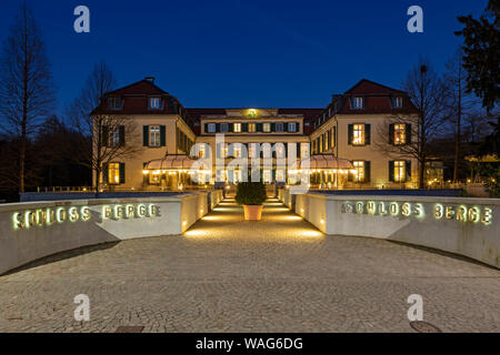 2010, Abend, Abend, Dämmerung, Abendlicht, Abendstimmung, Architektur, Exit, Außenansicht, field recording, Barock, Gebäude, Beleuchtung Stockfoto