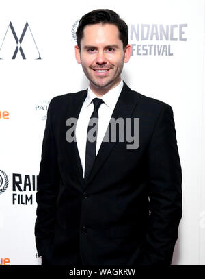 Martin Delaney an der Raindance Film Festival 2019 in London statt. Stockfoto