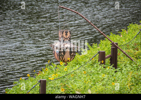 Orlando, Florida. August 14, 2019. Asiatische Wandbild an Animal Kingdom Stockfoto