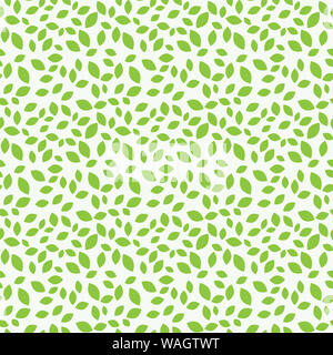 Geometrische Frühling grüne Blätter nahtlose Muster Design Hintergrund wiederholen Sie die Textur. Toll für moderne Grußkarten, Hintergründe, Tapete, Stoff, Ho Stockfoto