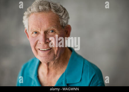 Lächelnd älterer Menschen. Stockfoto