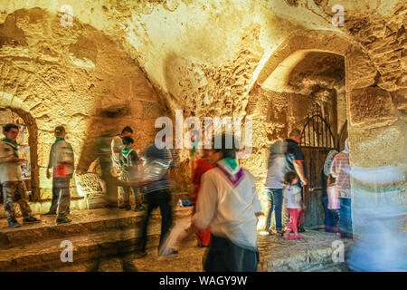 Ajloun Schloss, auch als Rabad Burg Ajloun, Jordanien, Amman, عجلون قلعة, قلعة عجلون bekannt Stockfoto