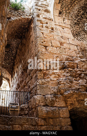 Ajloun Schloss, auch als Rabad Burg Ajloun, Jordanien, Amman, عجلون قلعة, قلعة عجلون bekannt Stockfoto