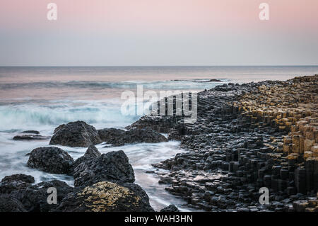 Giants Causeway Bushmills Nordirland Stockfoto