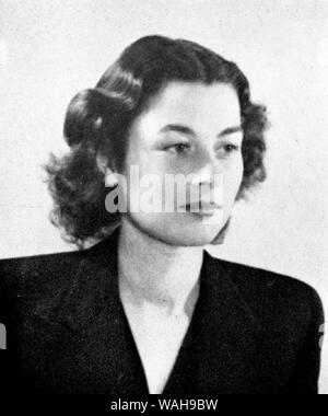 Violette Reine Elisabeth Szabo GC (1921-1945), französisch-britischen Special Operations Executive (SOE) Agent während des Zweiten Weltkrieges und eine posthume Empfänger der George Cross Stockfoto