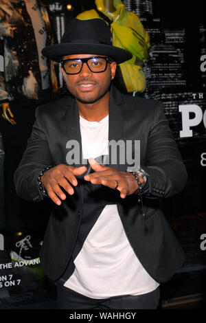 NEW YORK, NY - AUGUST 19: Schauspieler Larenz Tate beachtet wie Saks Fifth Avenue und Starz die Feiern letzte Saison von 'Power' am 19. August 2019 in New Yor Stockfoto