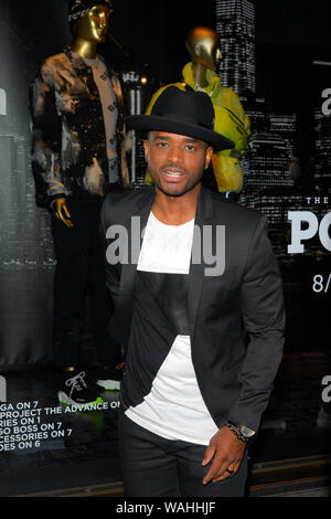 NEW YORK, NY - AUGUST 19: Schauspieler Larenz Tate beachtet wie Saks Fifth Avenue und Starz die Feiern letzte Saison von 'Power' am 19. August 2019 in New Yor Stockfoto