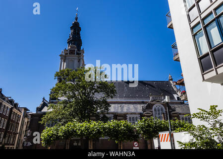 Zuiderkerk (südliche Kirche) in Amsterdam. Stockfoto