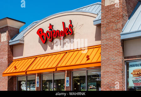 Bojangle's berühmten Chicken 'n Kekse fast-food-restaurant in Snellville (Atlanta), Georgia. (USA) Stockfoto