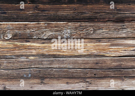 Altes, dunkles Holz Textur Hintergrund. Gefärbtes Holz- Oberfläche mit natürlichen Muster mit Vignette Stockfoto