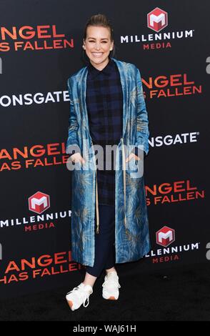 Los Angeles, CA. 20 Aug, 2019. Piper Perabo in der Ankunftshalle für ENGEL IST GEFALLEN Premiere, Regency Dorf Theater - Westwood, Los Angeles, CA August 20, 2019. Credit: Elizabeth Goodenough/Everett Collection/Alamy leben Nachrichten Stockfoto