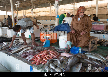 Fischmarkt. Muscat, Oman. Stockfoto