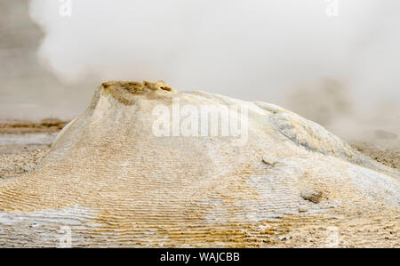 Geothermalgebiet Hveravellir im Hochland von Island. Stockfoto