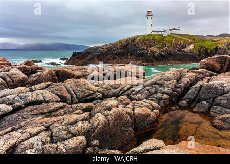 Fanad Head Lighthouse im County Donegal, Irland Stockfoto