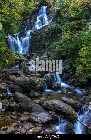 Torc Wasserfall im Nationalpark Killarney, Irland Stockfoto