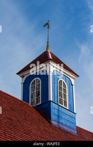 Grönland. Sisimiut. Kuppel auf Bethel Kirche von 1775. Stockfoto