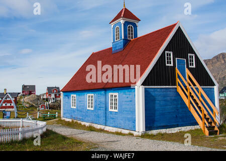 Grönland. Sisimiut. Bethel Kirche von 1775. Stockfoto