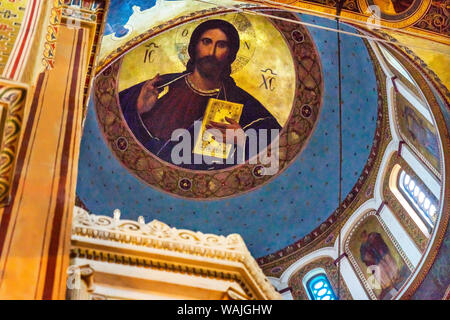 Metropolitan Basilika Christus Dom, Athen, Griechenland. Erbaut im Jahr 1842, der Griechisch-orthodoxen Kirche in Athen Stockfoto