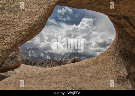 USA, östlichen Sierra, Mosaik Arch Stockfoto