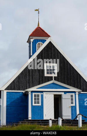 Grönland Sisimiut. Bethel Kirche von 1775. Stockfoto