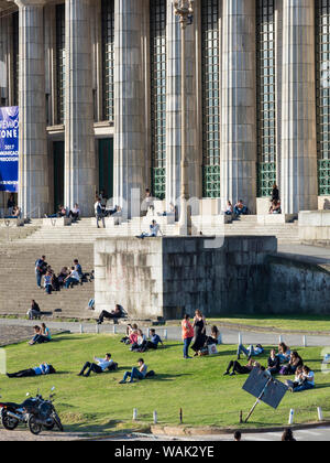 Museo y Archivo Historico, Facultad de Derecho de la Uba. Fakultät für Rechtswissenschaft an der Avenida Figueroa Alcorta. Buenos Aires, Argentinien. (Redaktionelle nur verwenden) Stockfoto