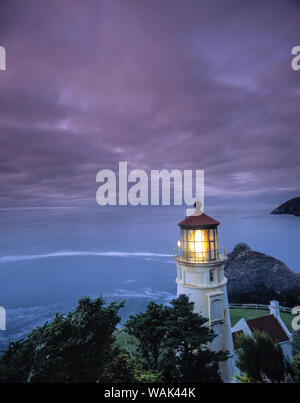 Heceta Head Lighthouse, Devil's Elbow State Park, Oregon Küste Stockfoto