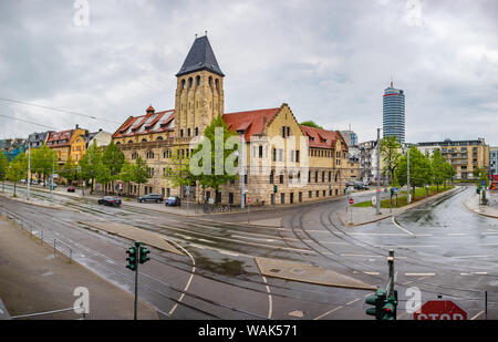 JENA, Deutschland - ca. April 2019: Stadtbild von Jena in Thüringen, Deutschland Stockfoto