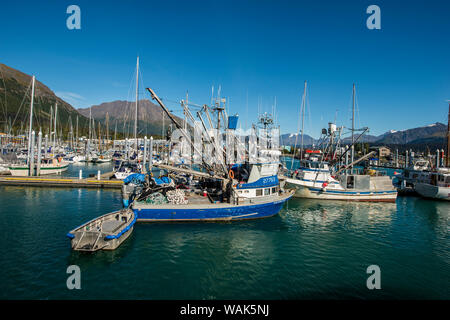 Seward, Resurrection Bay, Kenai Halbinsel, Alaska, USA. (Redaktionelle nur verwenden) Stockfoto