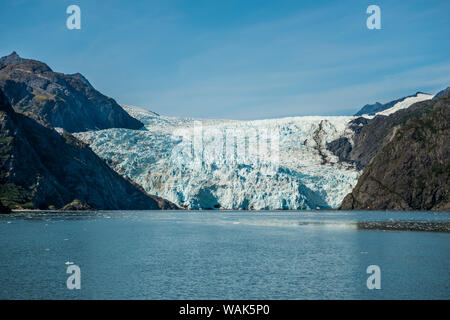 Holgate Gletschers, Harding Icefield, Kenai Fjords National Park, Alaska, USA. Stockfoto