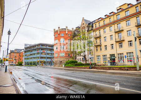 JENA, Deutschland - ca. April 2019: Stadtbild von Jena in Thüringen, Deutschland Stockfoto