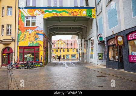 JENA, Deutschland - ca. April 2019: Stadtbild von Jena in Thüringen, Deutschland Stockfoto