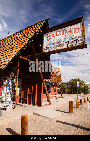 Bagdad Cafe auf der Route 66 in der Mojave-Wüste, Kalifornien, USA Stockfoto