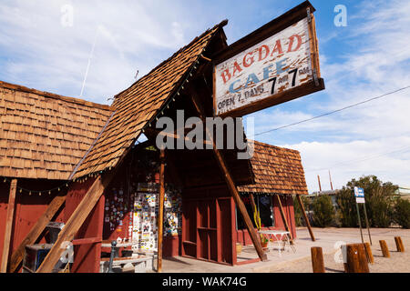 Bagdad Cafe auf der Route 66 in der Mojave-Wüste, Kalifornien, USA Stockfoto