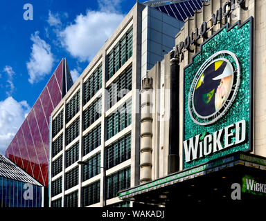 London, England, UK. "Wicked" im Apollo Victoria, 2019 Stockfoto