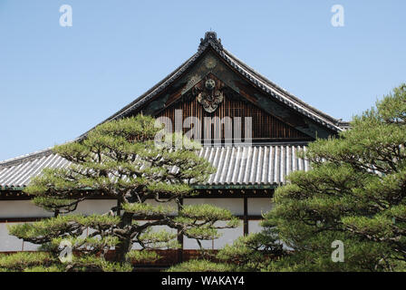 Die UNESCO-Weltkulturerbe Schloss Nijo, Kyoto, Japan Stockfoto