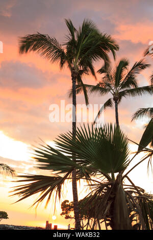 Kaloko-Honokohau Beach Park in der Nähe von Kona, Big Island, Hawaii, USA Stockfoto