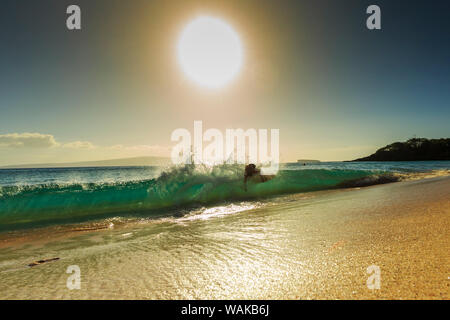 Big Beach Park, Makena, Maui, Hawaii, USA (Redaktionelle nur verwenden) Stockfoto